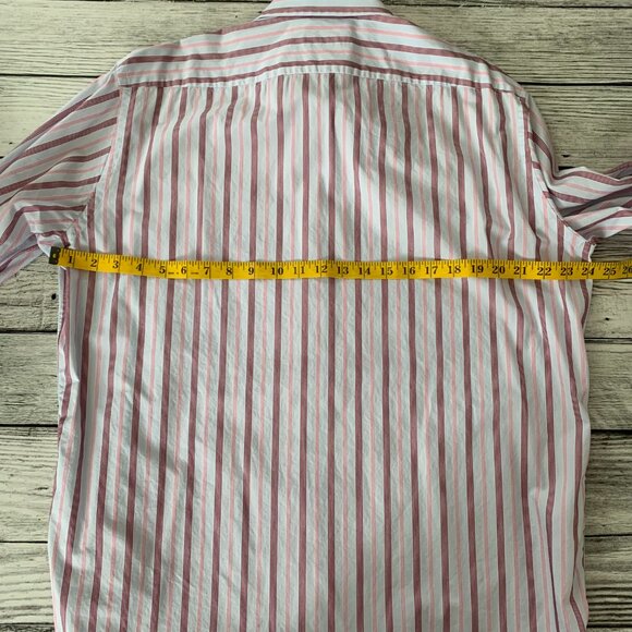 Boss Hugo Boss Striped Button Down Dress Shirt - Picture 10 of 12